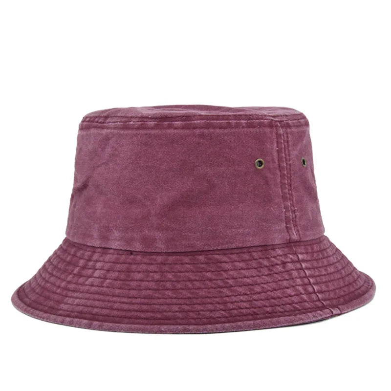 Vintage Washed Style Fisherman Hat Bucket Hats