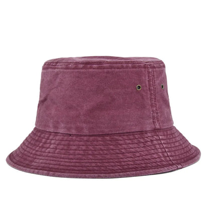 Vintage Washed Style Fisherman Hat Bucket Hats