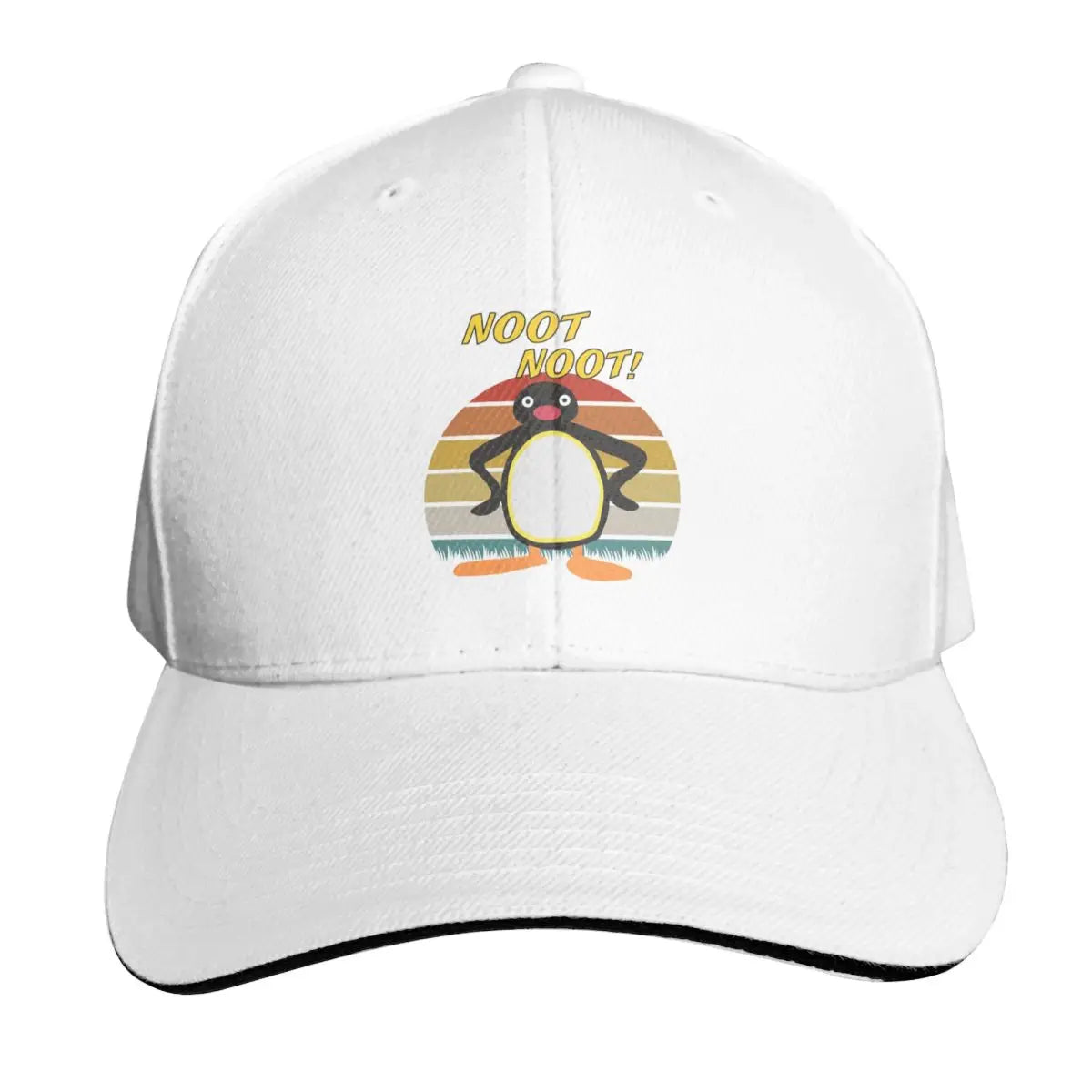 Pingu Noot Noot Logo Angery Pingu Cap Fashion Casual Baseball Caps