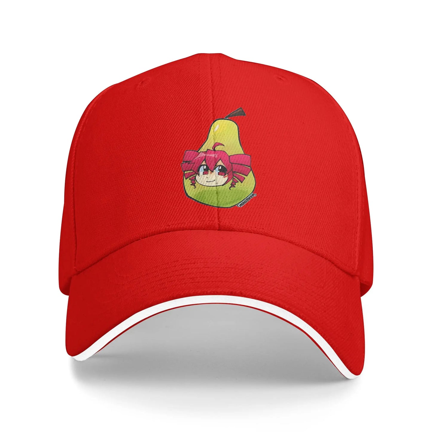 Pearto Kasane Teto Pear Anime Japanese Music Character Baseball Cap