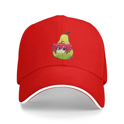 Pearto Kasane Teto Pear Anime Japanese Music Character Baseball Cap