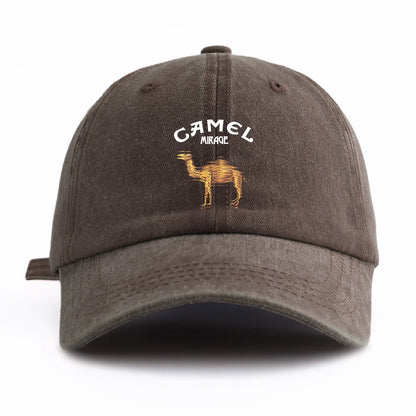 CAMEL Print Washed Baseball Cap