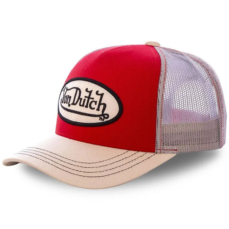 ON Baseball Cap Breathable Shade Alphabet Embroidery Sunblock Mesh Embroidered DUTCH