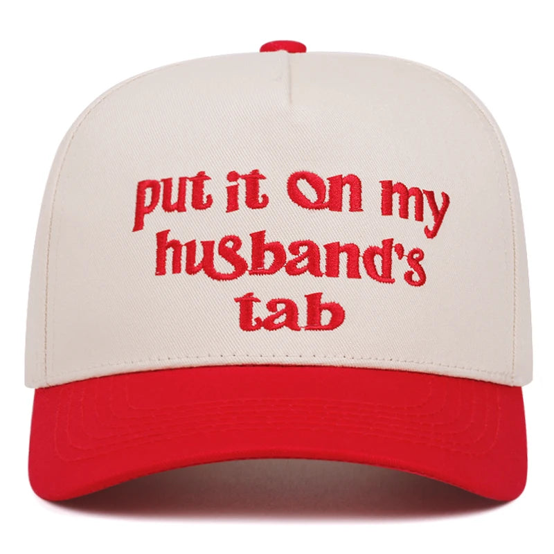 Put It On Letter Embroidery Baseball Caps