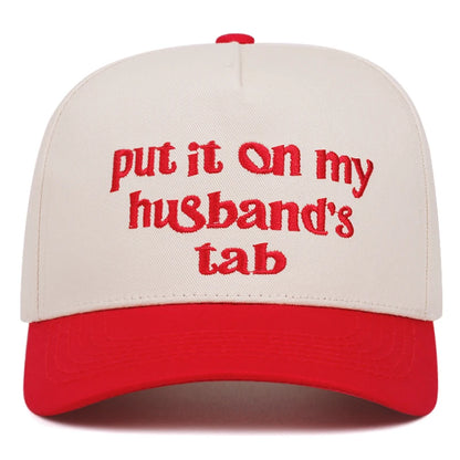 Put It On Letter Embroidery Baseball Caps