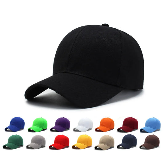 Solid Hat Smooth-Plate Sun Visor Cap Unisex Baseball Caps