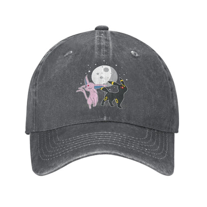 Pokemon Celestial Espeon And Umbreon Summer Baseball Hat