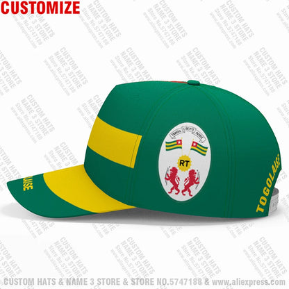 Togo Baseball Caps Free 3d Custom