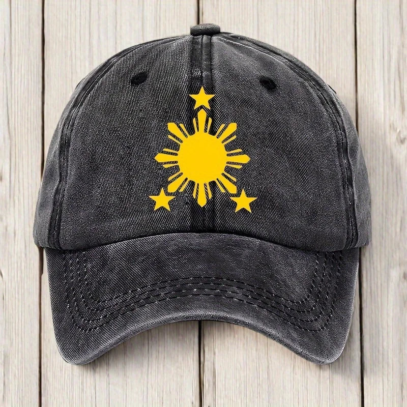 Philippine Sun Emblem Retro Baseball Cap