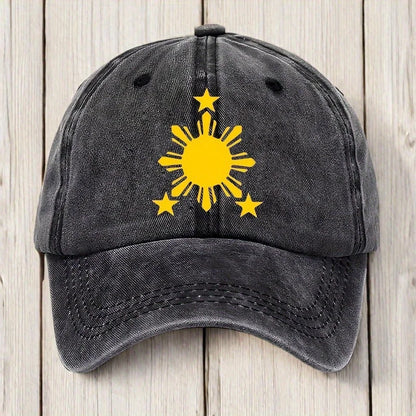 Philippine Sun Emblem Retro Baseball Cap