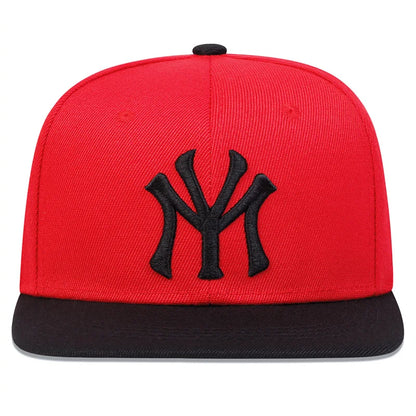 Unisex Letter Embroidery Snapback Caps Hip-hop Hats Outdoor