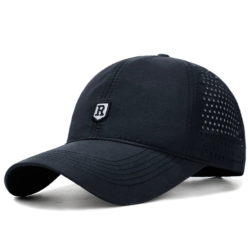 Breathable Quick-Dry Baseball Cap With Ventilation Holes
