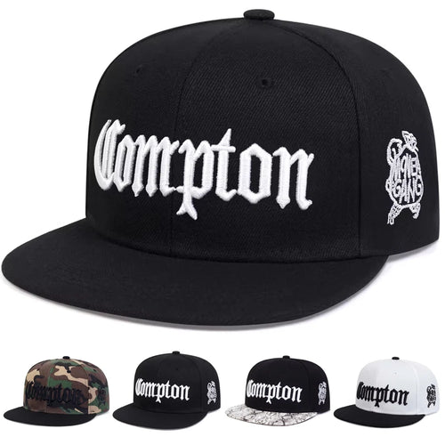 Unisex Compton Embroidery Hip-hop Hats Snapback Cap Baseball Caps