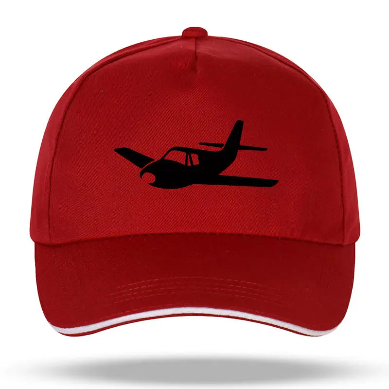 New Men Women Fashion Airplane Pilot Wings Funny Print Baseball Caps