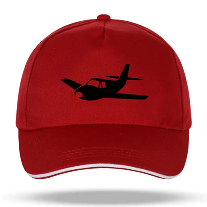 New Men Women Fashion Airplane Pilot Wings Funny Print Baseball Caps