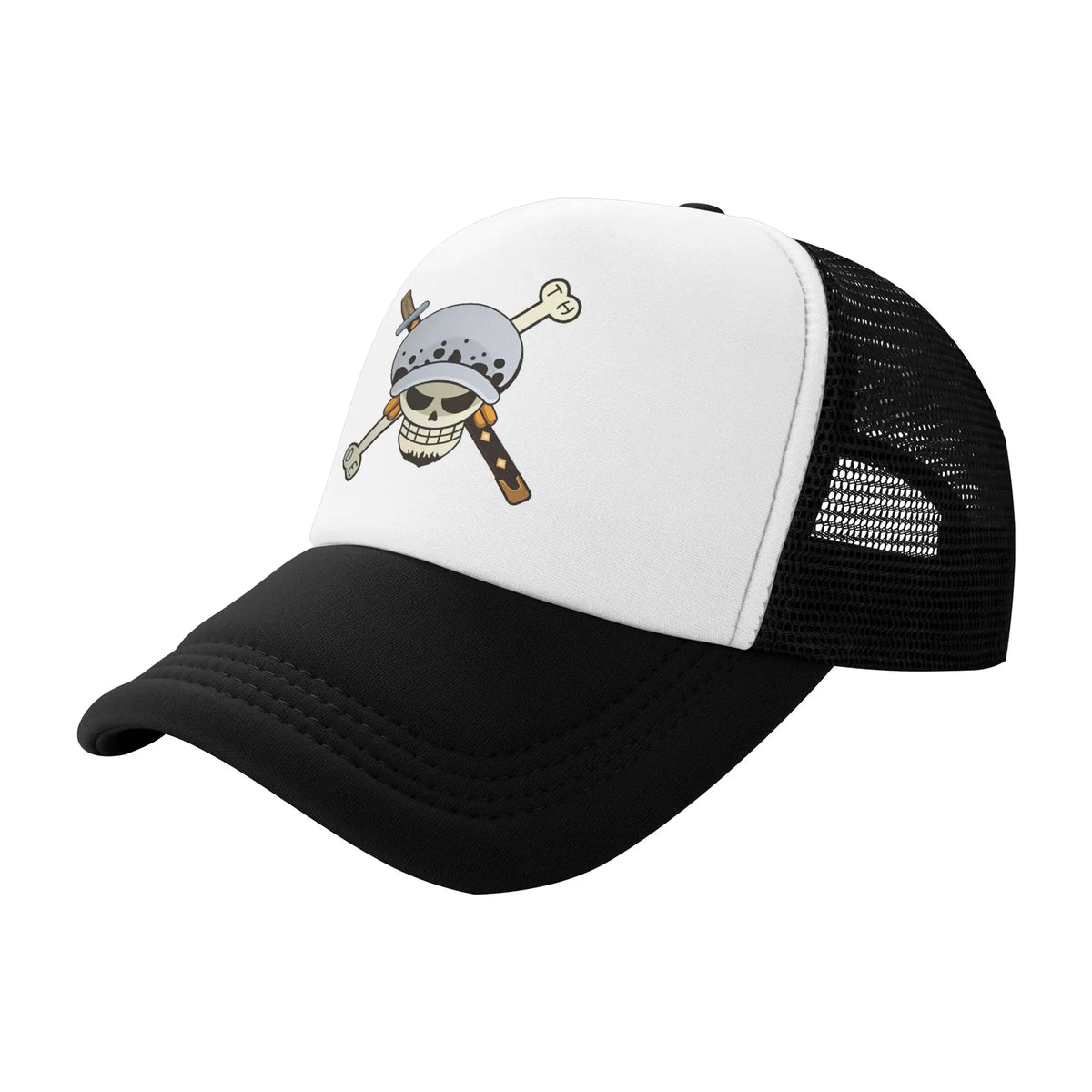 Trafalgar D Law One-Pieces Flag Mesh Baseball Cap