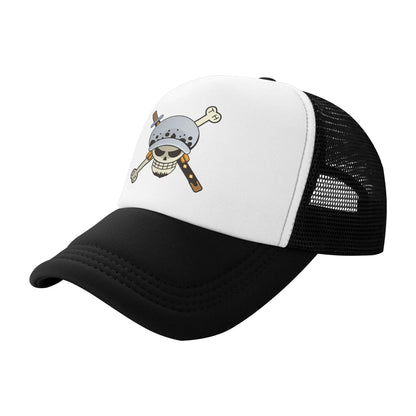 Trafalgar D Law One-Pieces Flag Mesh Baseball Cap
