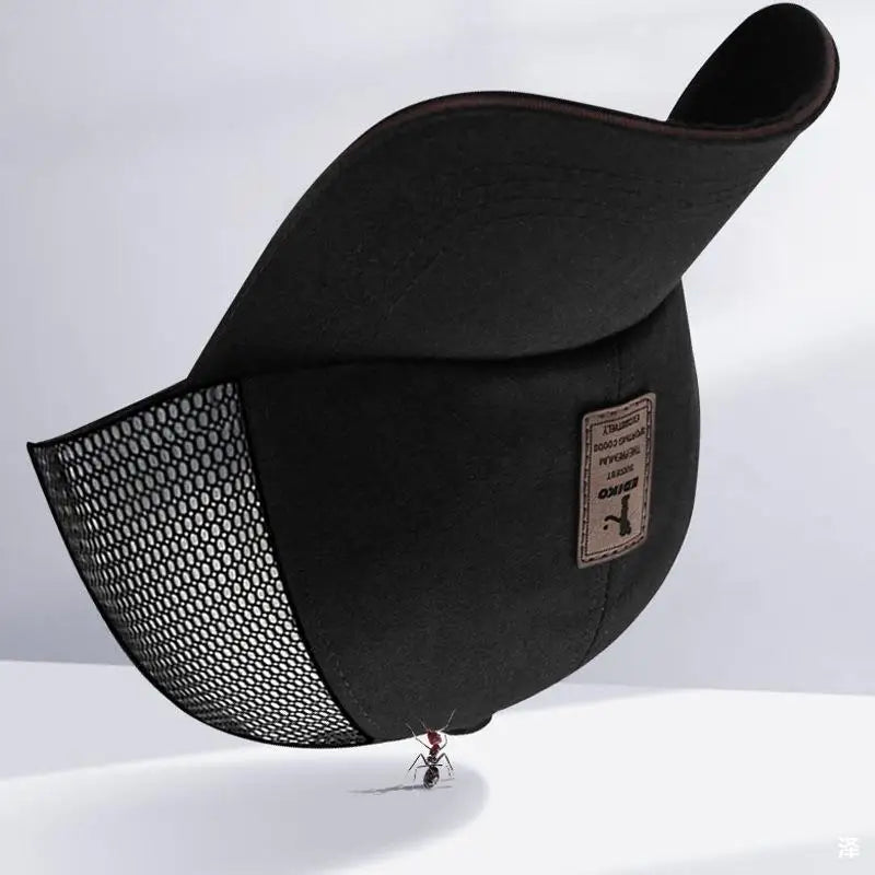 New Quick Dry Mesh Baseball Cap Outdoor Sports Breathable Hat For Men Women