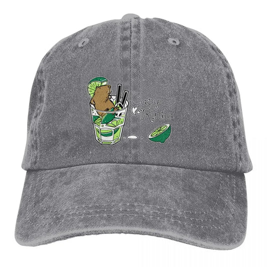 Cabybara Caipirinha Baseball Caps Peaked Cap Capybara