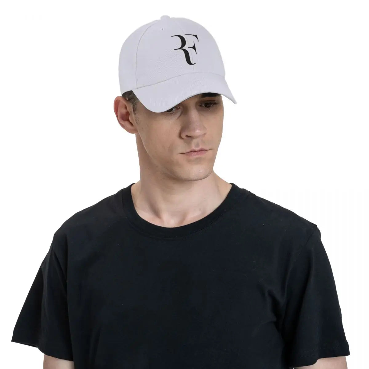 RF Roger Federer Patch Tennis Hats Curved Baseball Caps