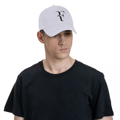 RF Roger Federer Patch Tennis Hats Curved Baseball Caps