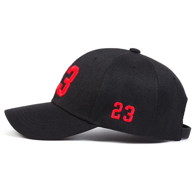 Unisex 23 Embroidery Baseball Caps Spring Autumn