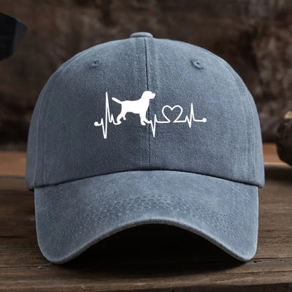 Dog Love Printed Baseball Cap