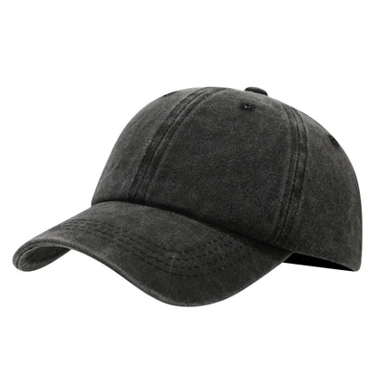 Washed Denim Baseball Cap