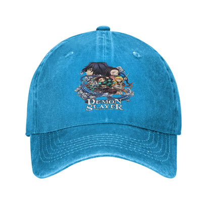 Pure Color Dad Hats Squad Haunting Baseball Caps Demon Slayer