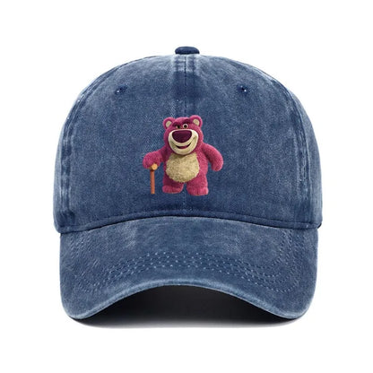 Cartoon Washed Lotso Print Baseball Cap