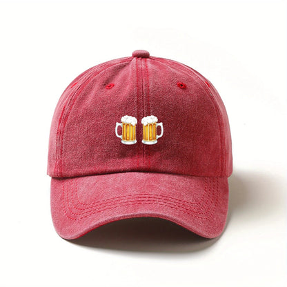Beer Printed Baseball Cap