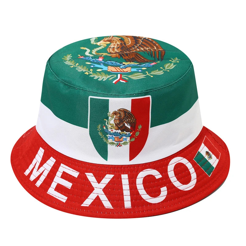 Countries Flag Bucket Hats Fashion Packable Patriotic Sun Cap