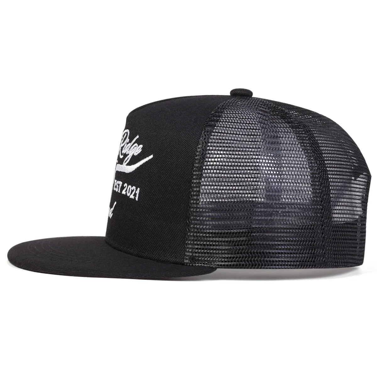 Unisex Bullhead Letter Embroidery Hip hop Net Hats