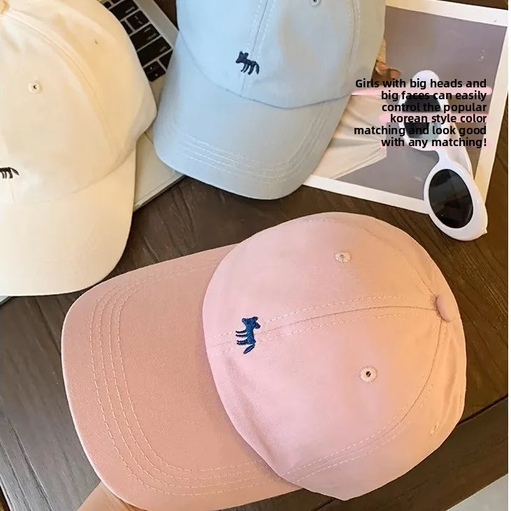 New Cute Little Fox Embroidered Baseball Cap