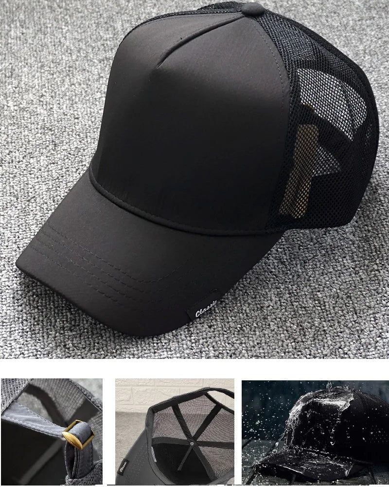 Big Head Plus Size Summer Mesh Baseball Cap