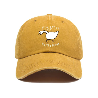 Big Goose Printed Baseball Hat For Men And Women