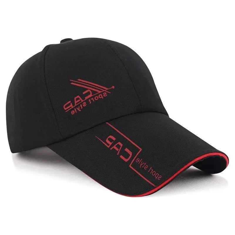 Men Hats Summer Long Brim Baseball Caps