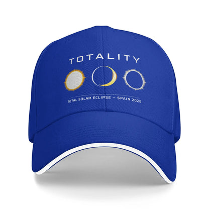 Spain Total Solar Eclipse 2026 Totality Sandwich Baseball Cap