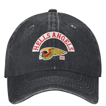 H-Helles Casual Baseball Cap Popular Logo A-Angeles Outdoor Sports Baseball Caps Men Women