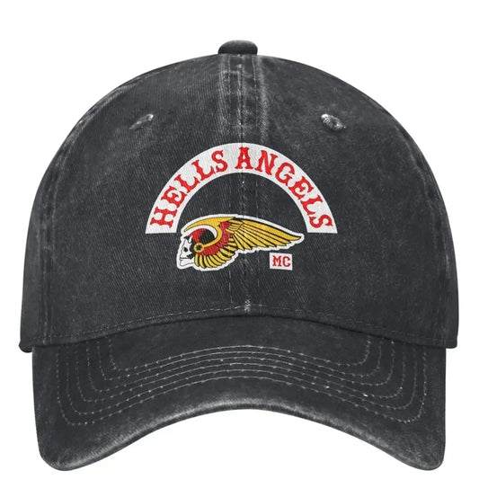 H-Helles Casual Baseball Cap Popular Logo A-Angeles Outdoor Sports Baseball Caps Men Women