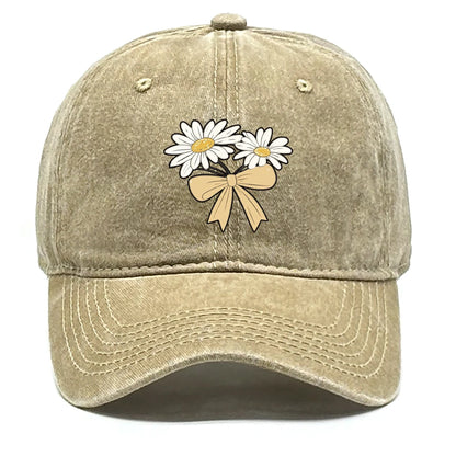 Flower Print Snapback Baseball Cap Flower Hat