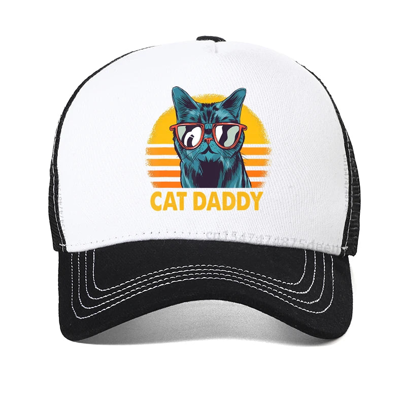 Pew Pew Madafakas Hat Men Novelty Funny Cat Baseball Caps