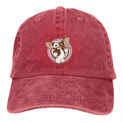 Washed Men's Baseball Cap GIZMO Essential Trucker Snapback Cowboy Caps Dad Hat