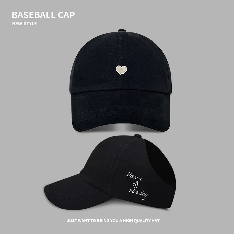 Summer Baseball Cap Breathable Women High Ponytail