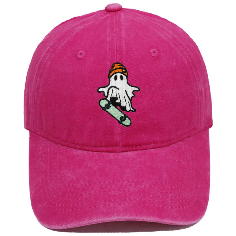 Baseball Cap Skateboard Ghost