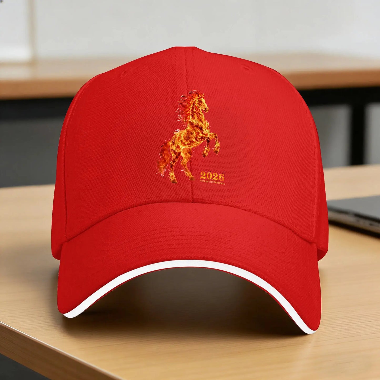 Year Of The Horse 1966 Fire Horse 1966 Sun Baseball Cap