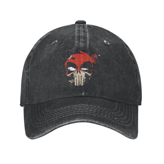 Punisher Puniishment Deadpooll Baseball Cap