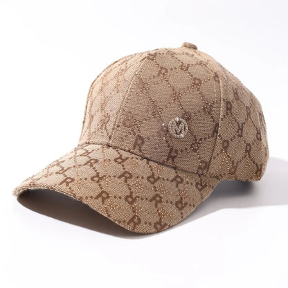 Handmade Rhinestone Ponytail Baseball Cap