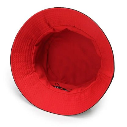 Casual Double-sided Wear Bucket Hat Foldable Japanese Style Outdoor Sun Caps Cute Dog