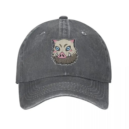 Inosuke Men Women Baseball Cap Demon Slayer Anime